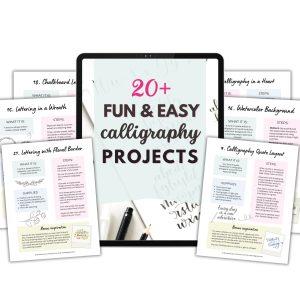 Calligraphy Project Pack